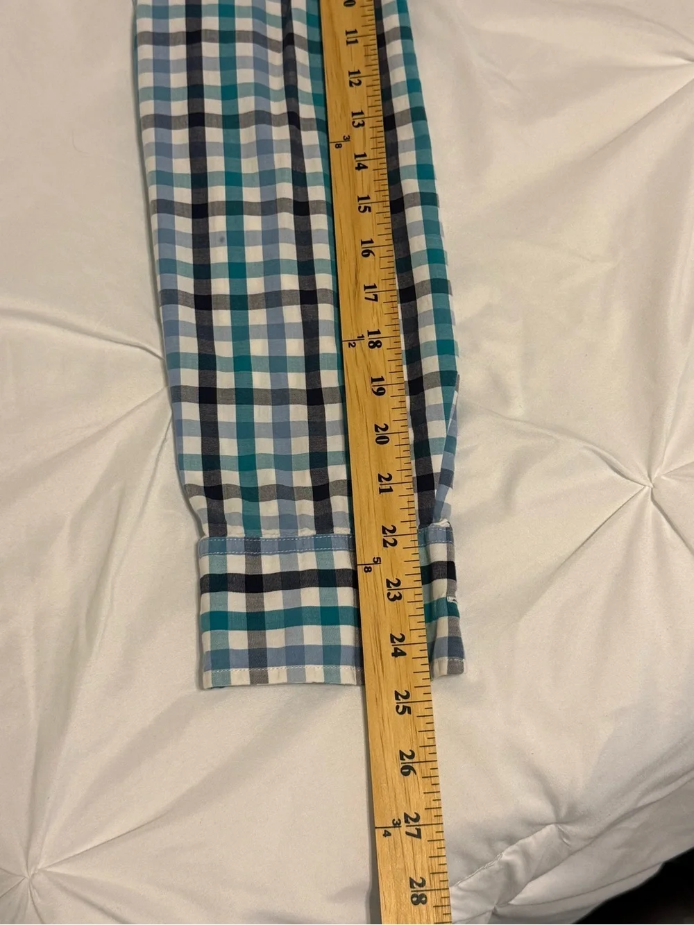 J. Crew Button-Down Plaid Shirt in Teal & Blue - Classic Men's Style